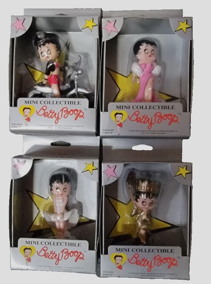 Betty Boop ミニコレクタブルフィギュア2点セット Betty Boop ミニコレクタブルフィギュア2点セット 新品 ベティちゃん